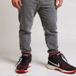 US9.5📌Nike Mens AIR Precision NBK Black White University RED Basketball Shoes